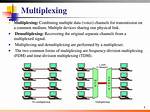 When We Use Multiplexing?