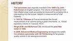 When Were Spirometer Invented?