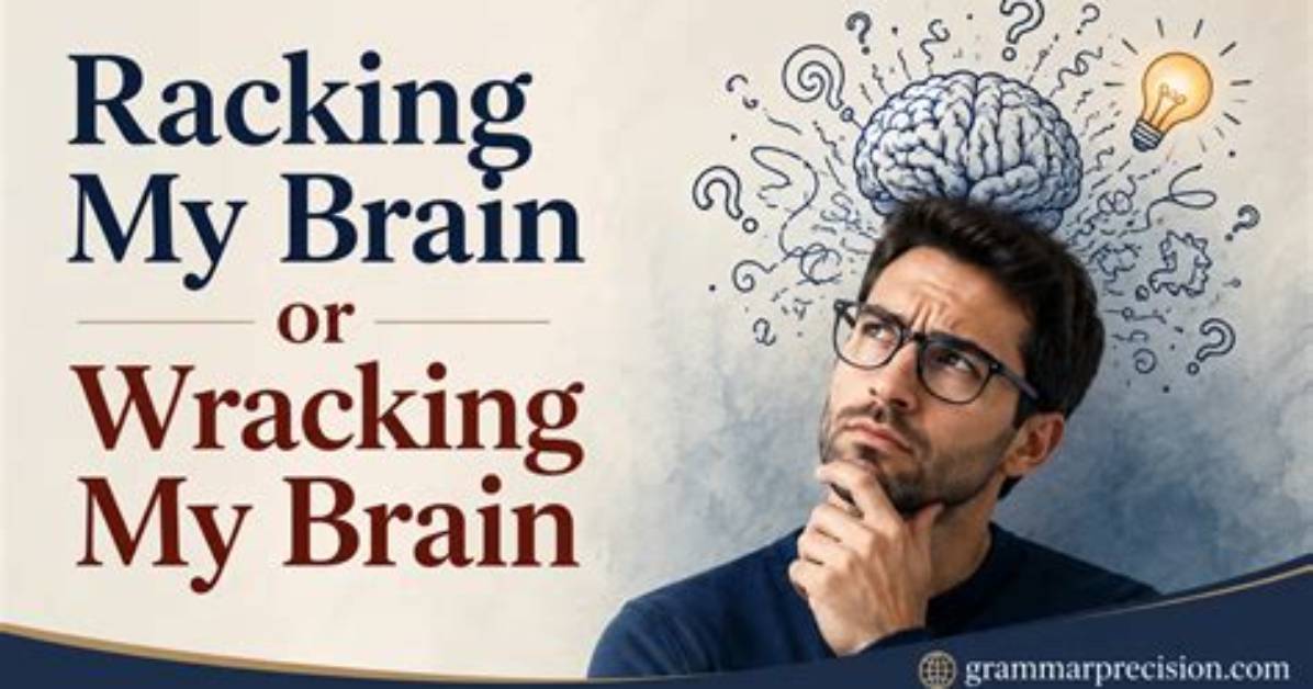 When Wracking My Brain?