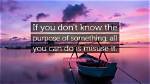 When You Misuse Something?