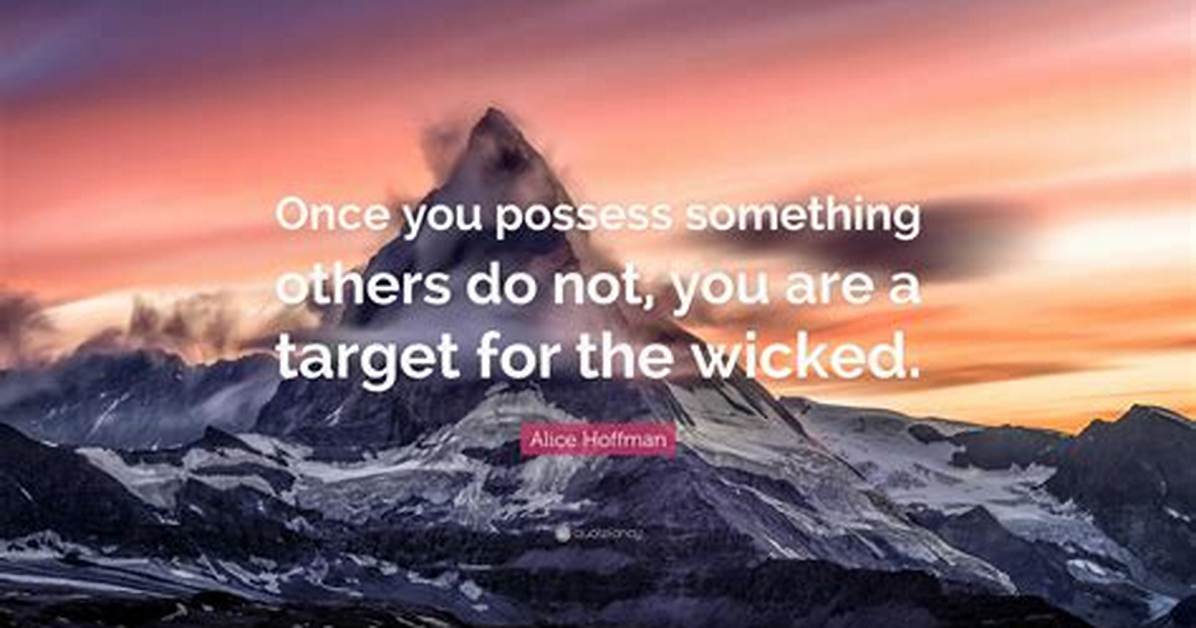 When You Possess Something?