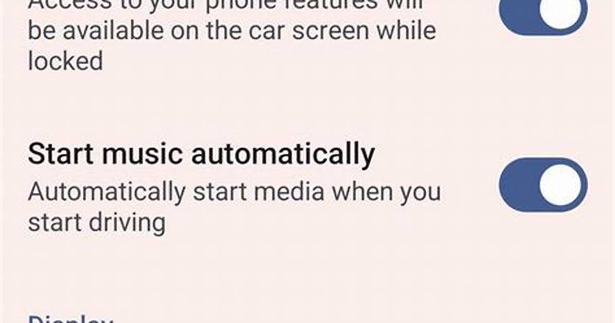 Where Are Android Auto Settings?