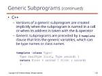 Where Can a Subprogram Be Created?