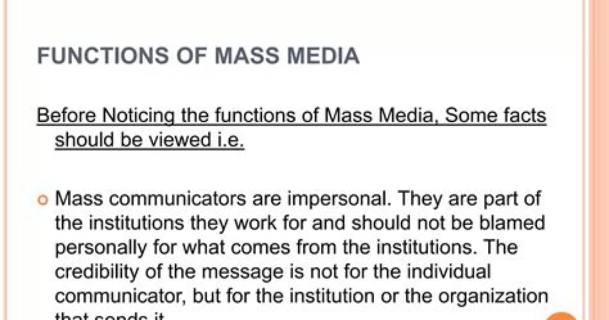 Where Do Mass Communicators Work?