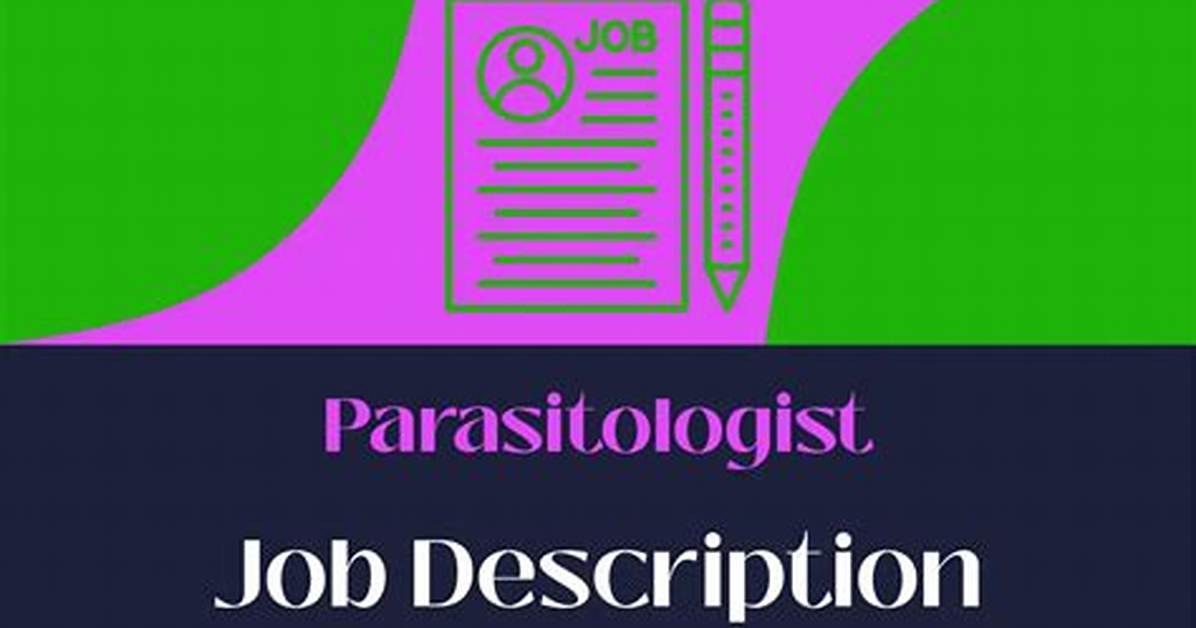 Where Do Parasitologist Work?