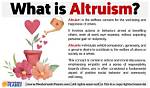 Where Does Altruistic Mean?