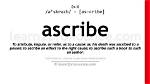 Where Does Ascribe Come from?