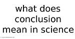 Where Does Conclusion Mean?