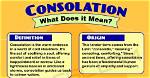 Where Does Consolation Mean?