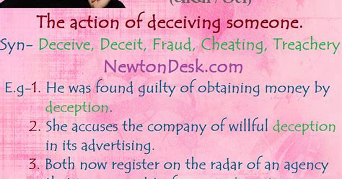 Where Does Deception Come from?