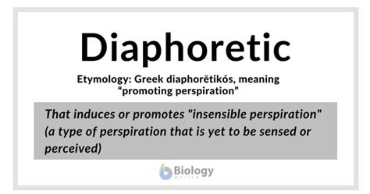 Where Does Diaphoretic Come from?