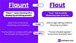 Where Does Flaunt Come from?