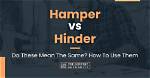 Where Does Hampered Come from?
