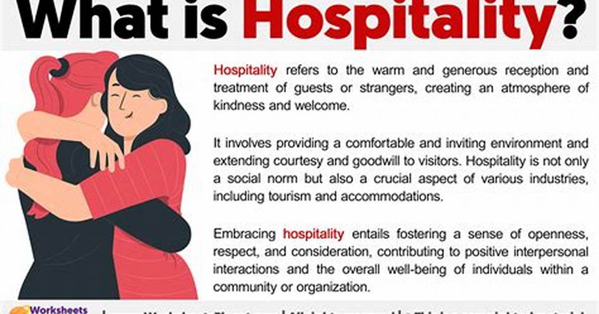 Where Does Hospitable Mean?