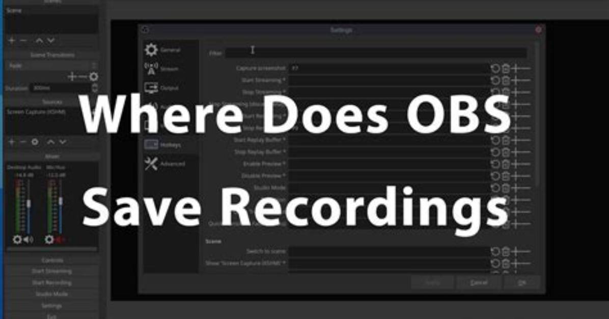 Where Does Obs Save Recordings?