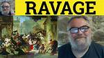 Where Does Ravaged Mean?