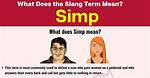 Where Does Simp Mean?