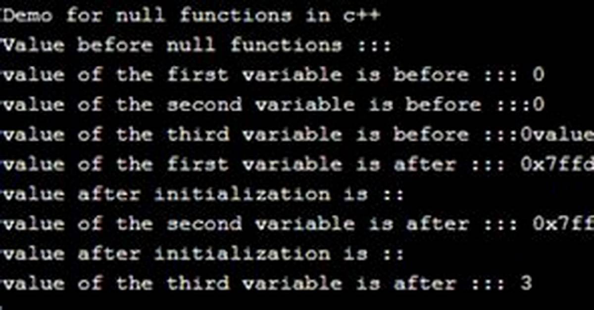 Where Does the Null in Function Output Come from?