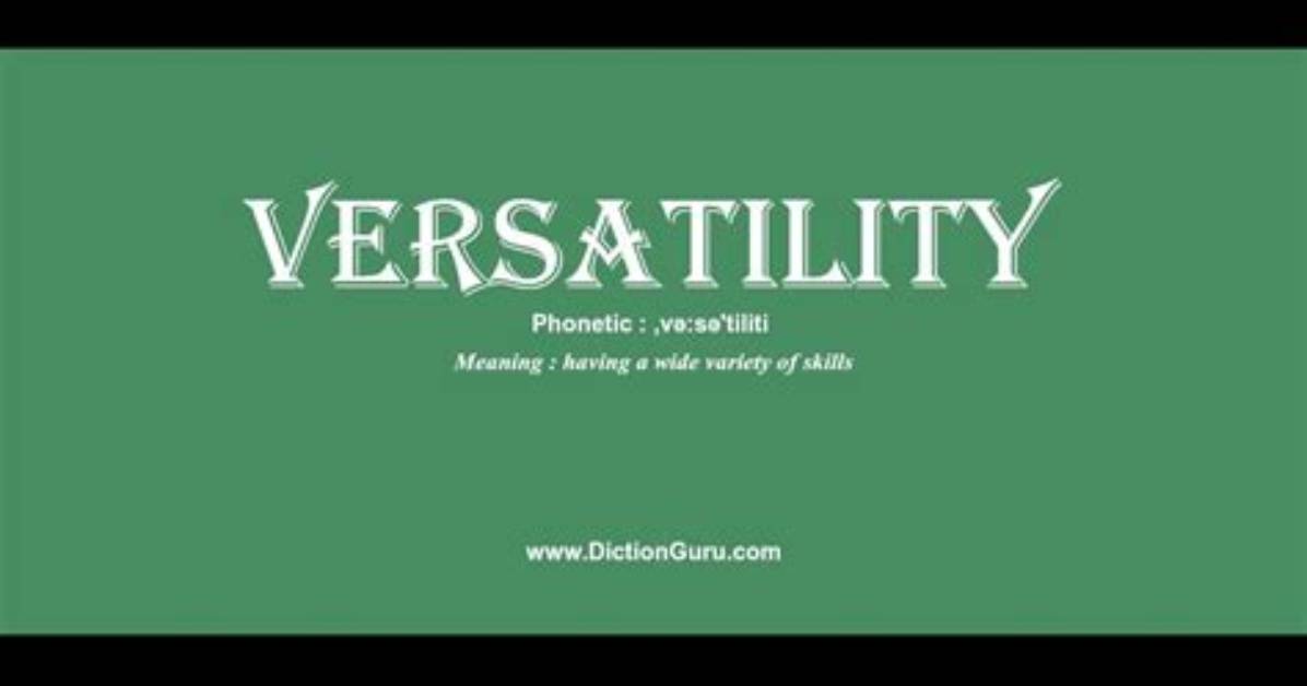 Where Does Versatility Mean?