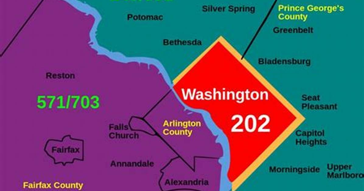 Where Is 202 Area Code