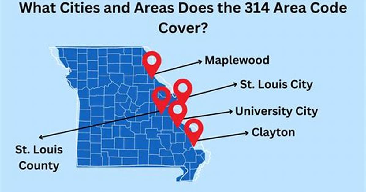Where Is 314 Area Code