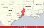 Where Is 409 Area Code