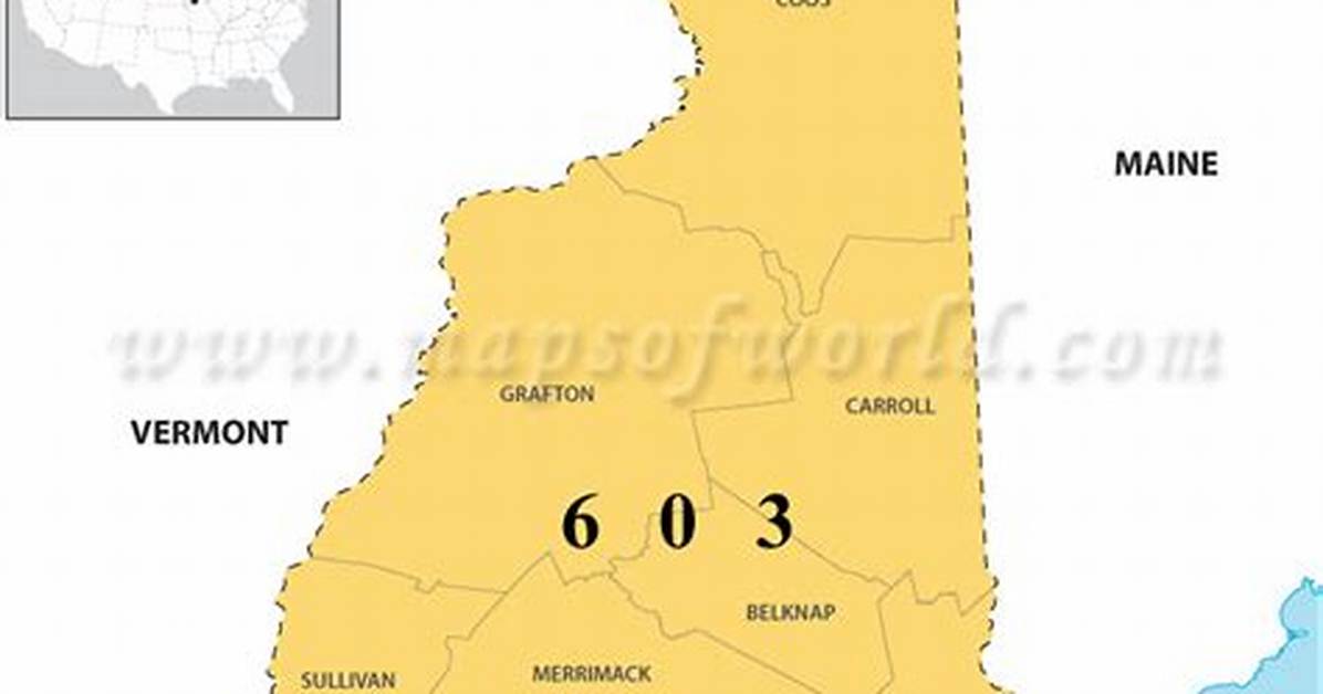 Where Is Area Code 603