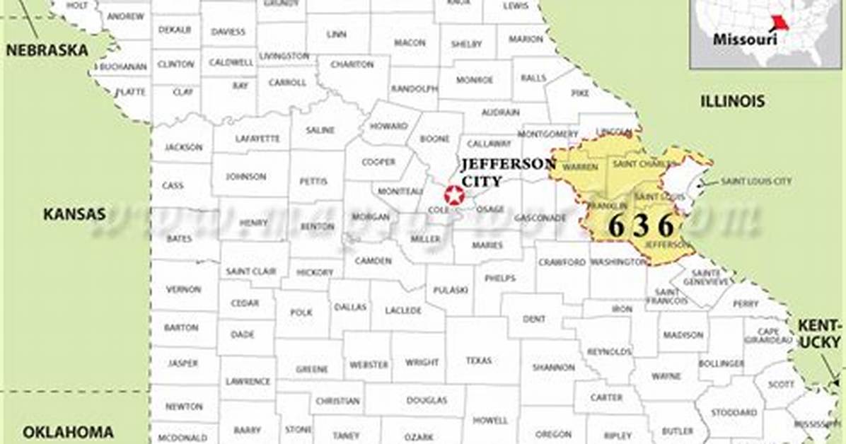 Where Is Area Code 636
