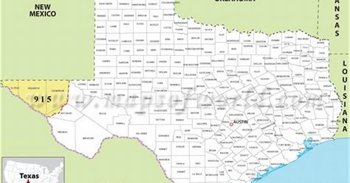 Where Is Area Code 915