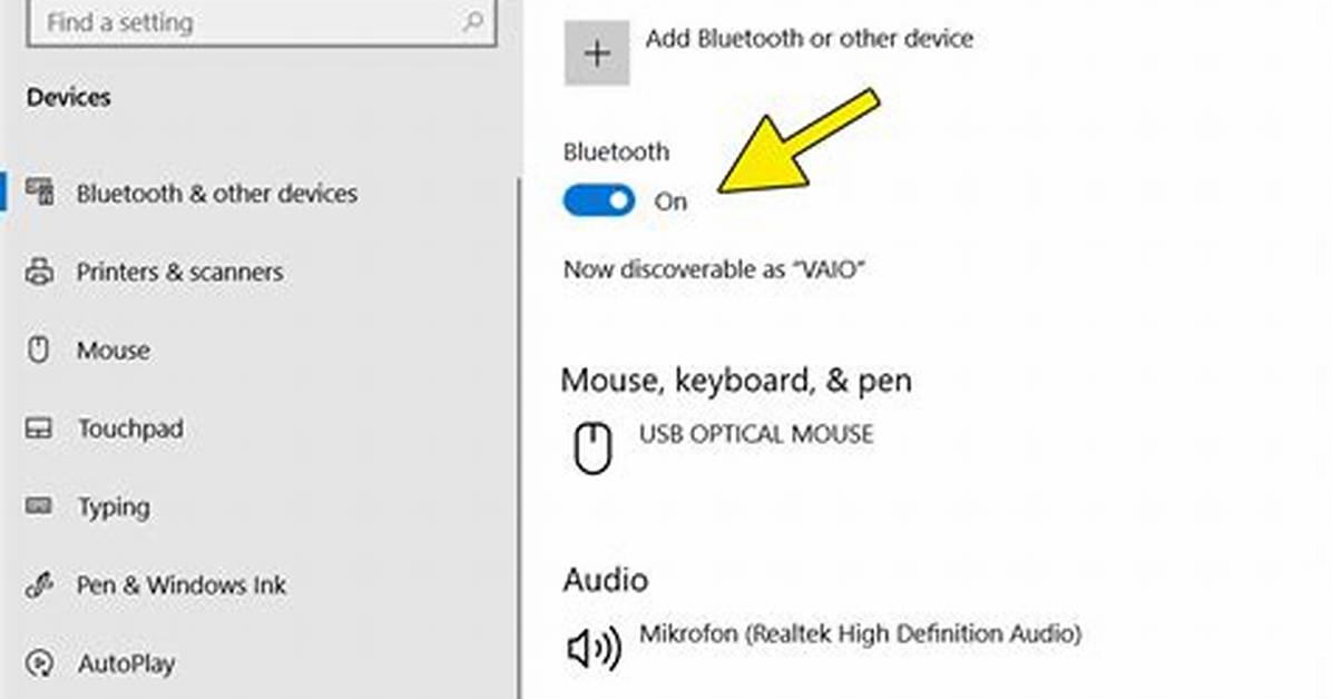 Where Is Bluetooth Setting on Computer?