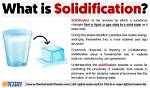 Where Is Solidification Found?