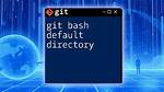Where Is the Git Bash `/` Directory?