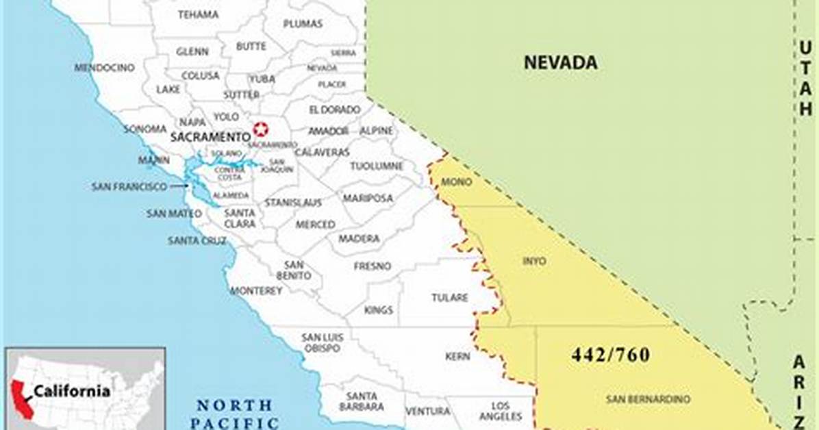 Where's 760 Area Code?