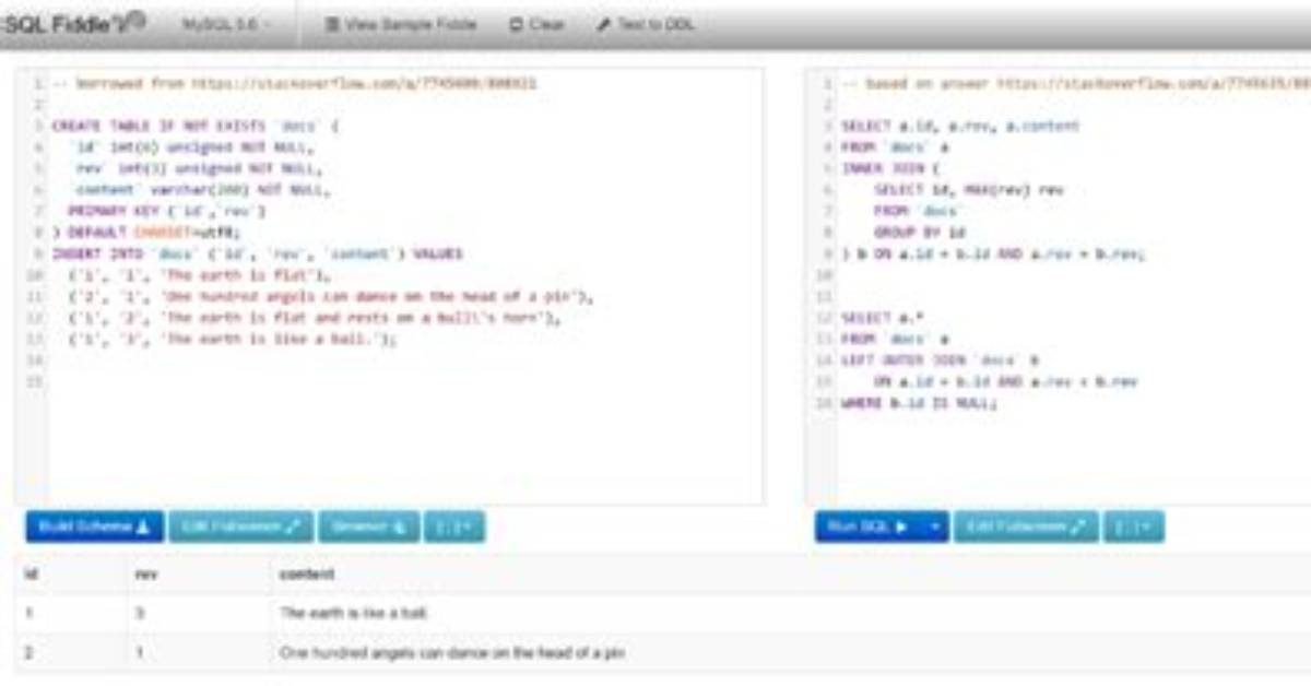 Where to Practice Sql Queries Online?