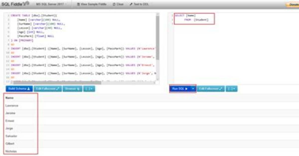 Where to Write Sql Queries?