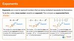 Where We Use Exponents?