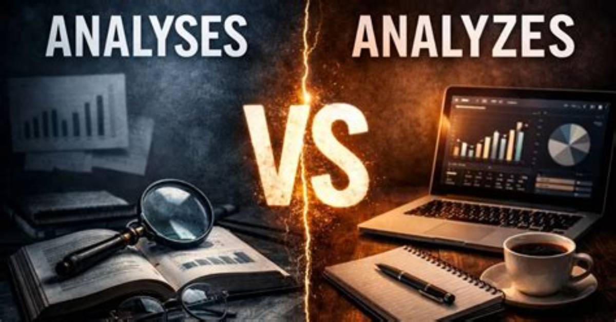 Which Analyzes or Analyses?