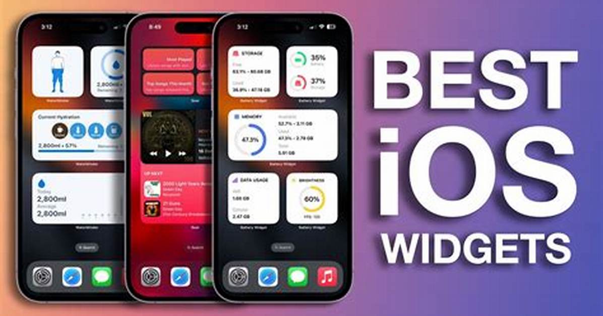 Which Apps Have Widgets iOS?