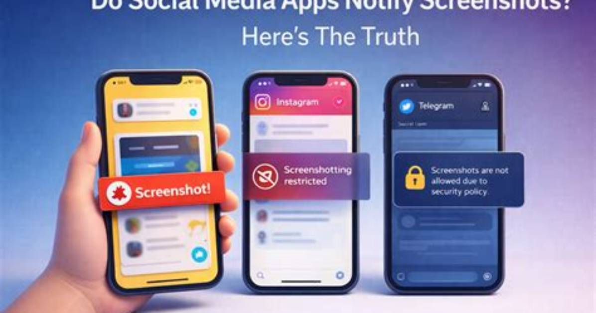 Which Apps Notify Screenshots?