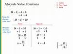 Which Are the Absolute Values?