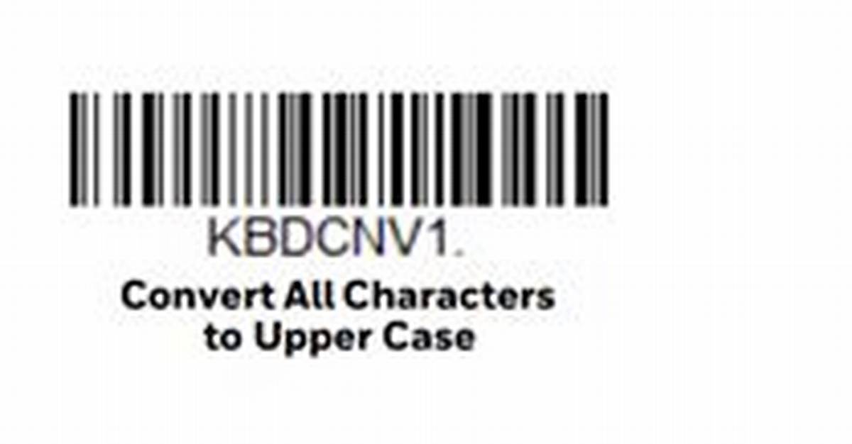 Which Are Upper Case Characters?