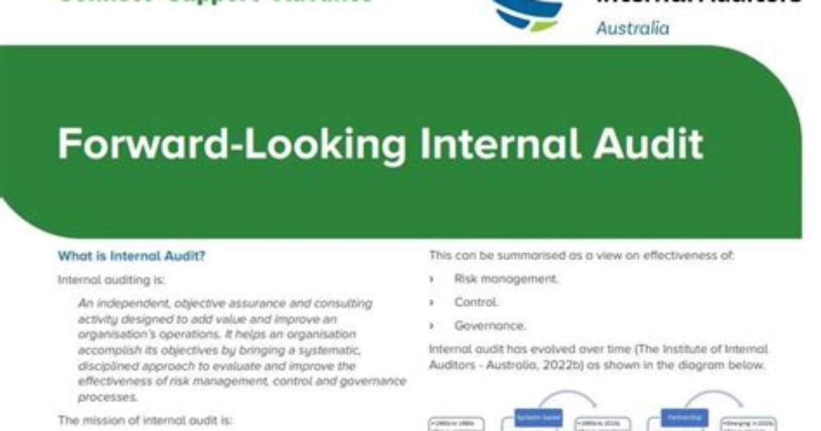 Which Audit Is Forward Looking?