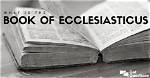 Which Book Is Ecclesiasticus?