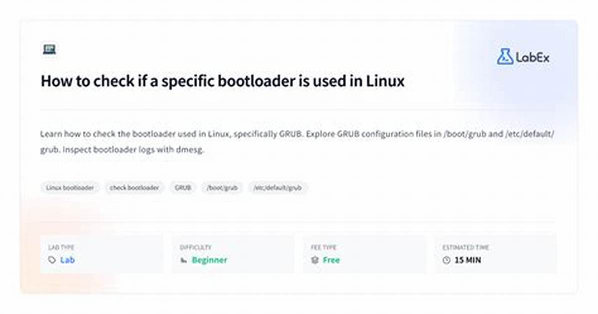 Which Bootloader Is Not Used by Linux?