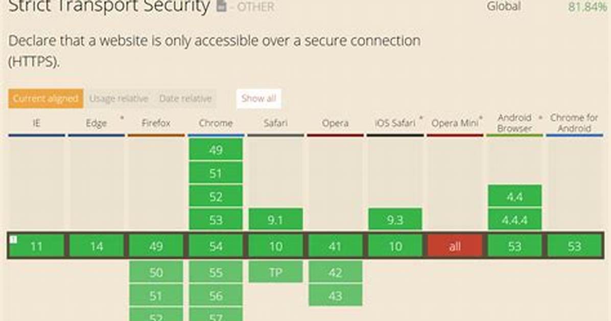 Which Browsers Support Hsts?