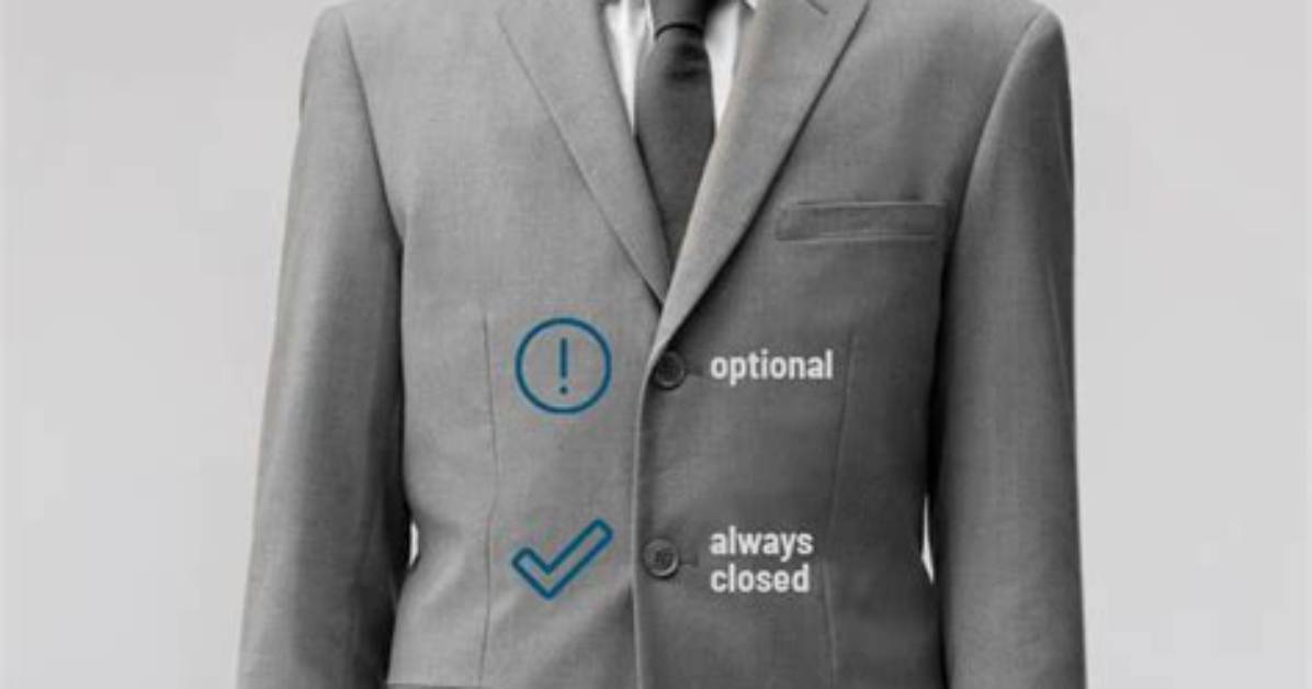 Which Button on a 3 Button Suit Jacket?