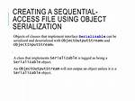 Which Classes Are Serializable?