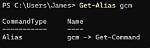 Which Cmdlet Does the 'Gcm' Alias Run?
