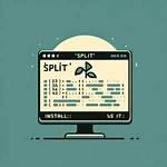 Which Command Is Used for Splitting a File Horizontally in Unix?