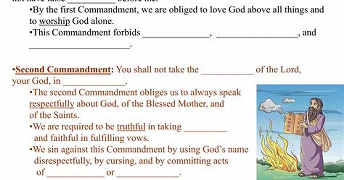 Which Commandment Obliges Us?